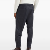 Brunello Cucinelli Drawstring-waistband wool tapered trousers
