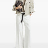 Brunello Cucinelli Beige Rib Knit Sweater