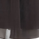 Brunello Cucinelli Dark Brown Layered Skirt