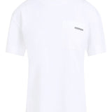 Brunello Cucinelli White Patch Pocket Tee