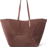 Brunello Cucinelli Burgundy Suede Monili Bag