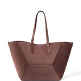 Brunello Cucinelli Burgundy Suede Monili Bag