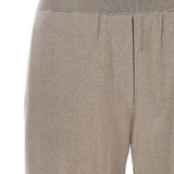 Brunello Cucinelli Taupe Grey Lurex Trousers