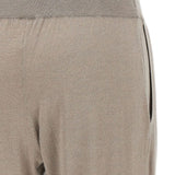 Brunello Cucinelli Taupe Grey Lurex Trousers