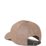 Brunello Cucinelli Beige Embroidered Baseball Cap