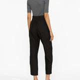 Brunello Cucinelli Charcoal Monili Trim Tee