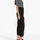 Brunello Cucinelli Charcoal Monili Trim Tee