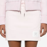 Thom Browne Pink Ribbed Drawstring Skirt