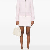 Thom Browne Pink Ribbed Drawstring Skirt