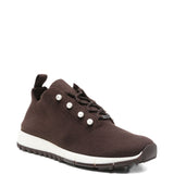 Jimmy Choo Veles Cashmere Melange Knit Trainers with Pearl Buttons