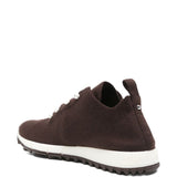 Jimmy Choo Veles Cashmere Melange Knit Trainers with Pearl Buttons
