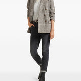 Brunello Cucinelli Grey Lurex Knit Shirt