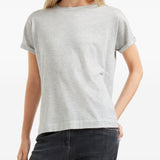 Brunello Cucinelli Grey Lurex Knit Shirt