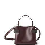 Brunello Cucinelli Burgundy Top Handle Handbag