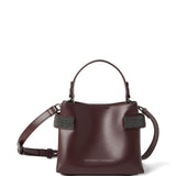 Brunello Cucinelli Burgundy Top Handle Handbag