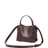 Brunello Cucinelli Burgundy Top Handle Handbag