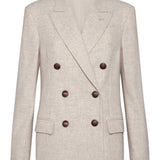 Brunello Cucinelli Light Beige Monili Blazer