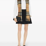 Burberry Check cashmere scarf