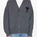Ami Paris Sweaters Grey