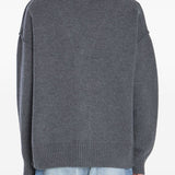 Ami Paris Sweaters Grey