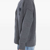 Ami Paris Sweaters Grey