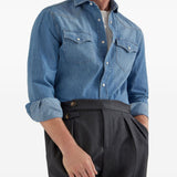 Brunello Cucinelli Cotton jersey crew neck T-shirt with logo