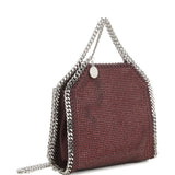 Stella McCartney Burgundy Rhinestone Chain Crossbody