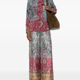 Pierre Louis Mascia Green Pussy Bow Shirt