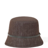 Brunello Cucinelli Brown Flat Crown Hat