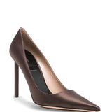 Tom Ford Brown Pointed Toe Satin Pumps