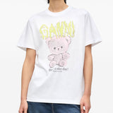 GANNI T-shirts and Polos White