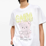 GANNI T-shirts and Polos White