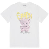 GANNI T-shirts and Polos White