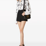 Valentino Garavani Alltime Grainy Calfskin Shoulder Bag