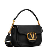 Valentino Garavani Black VLogo Shoulder Bag