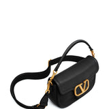 Valentino Garavani Alltime Grainy Calfskin Shoulder Bag