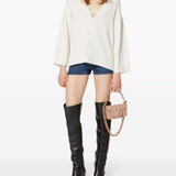 Valentino Garavani Rose Pink VLogoCrystal Shoulder Bag