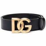 Dolce & Gabbana DG Logo leather belt