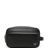 Emporio Armani logo-plaque wash bag