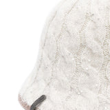 Brunello Cucinelli cable-knit sequined bucket hat