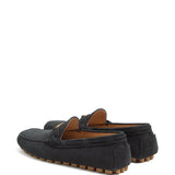 Valentino Garavani Fastaway Driver Moccasin In Deer Suede