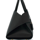 Ferragamo Jet Black Gancini Buckle Tote