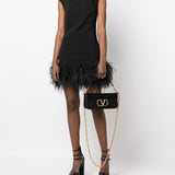 Valentino Garavani Locò Calfskin Shoulder Bag