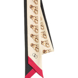 Valentino Garavani Scarf Bandeaux Petit Charles In Silk