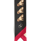 Valentino Garavani Scarf Bandeaux Petit Charles In Silk