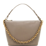 Emporio Armani Taupe Chain Hobo Bag