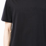 Emporio Armani Navy Chest Logo Tee