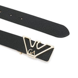 Emporio Armani logo-buckle belt