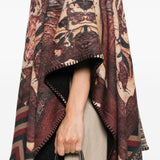 Pierre Louis Mascia Brown Embroidered Overgarment