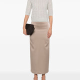 Brunello Cucinelli Grey High Neck Sweater